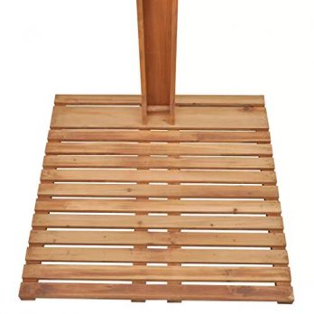 mewmewcat Gartendusche Außendusche Pooldusche Outdoordusche aus Holz